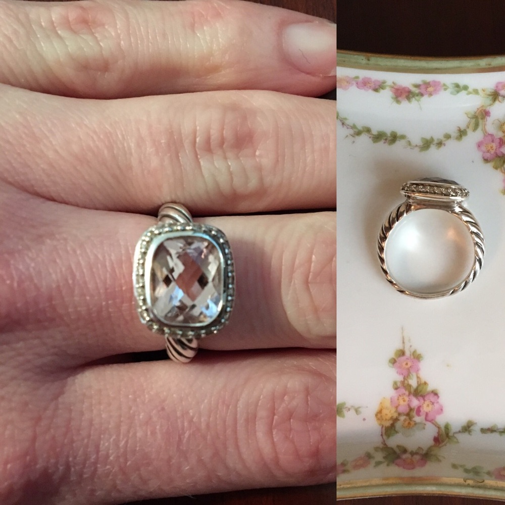 David Yurman morganite ring